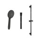 Jika Mio Style - Set pomme de douche, barre et flexible, noir mat H3652F07163731