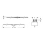 Geberit CleanLine - Caniveau de douche 30-130 cm, chrome noir brossé 154.447.QC.1 Geberit CleanLine - Caniveau de douche 30-130 cm, chrome noir brossé 154.447.QC.1