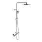 Keuco Plan blue - Set de douche avec thermostat, diamètre 25 cm, 3 jet, chrome 53926012321 Keuco Plan blue - Set de douche avec thermostat, diamètre 25 cm, 3 jet, chrome 53926012321