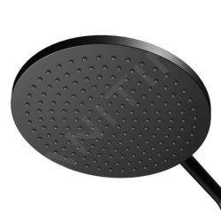 Keuco Plan blue - Set de douche avec thermostat, diamètre 25 mm, 3 jet, noir mat 53926372321