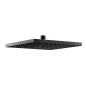 Keuco IXMO - Set de douche avec thermostat à encastrer, 25 x 25 cm, noir mat 59602370002