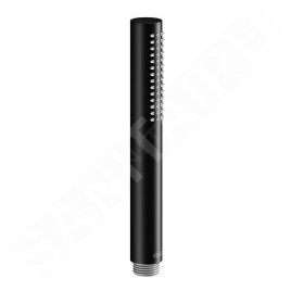 Keuco IXMO - Set de douche avec thermostat à encastrer, 25 x 25 cm, noir mat 59602370002