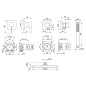 Keuco IXMO - Set de douche à encastrer, 25 x 25 cm, noir mat 59603370002 Keuco IXMO - Set de douche à encastrer, 25 x 25 cm, noir mat 59603370002