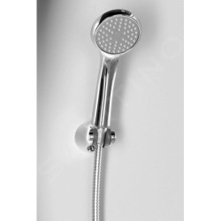 Bruckner Douches - Set de pommeau de douche, support et flexible, chrome 621.100.1