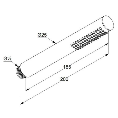 Kludi Nova Fonte - Pommeau de douche, blanc mat 3912053-00