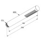 Kludi Nova Fonte - Pommeau de douche, blanc mat 3912053-00