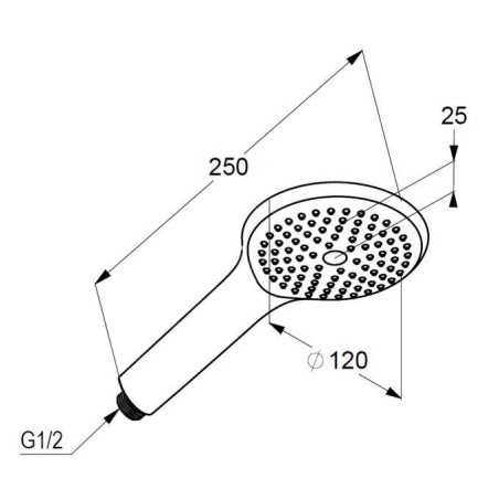 Kludi Freshline - Pommeau de douche, chrome 6780005-00WR9
