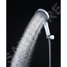 kielle Harmonia - Set de douche avec mitigeur encastré, 2 sorties, avec accessoires et corps d’encastrement, chrome 20623SP20
