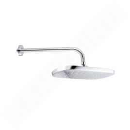 kielle Harmonia - Set de douche avec mitigeur encastré, 2 sorties, avec accessoires et corps d’encastrement, chrome 20623SP30