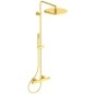 Ideal Standard CeraTherm - Set de douche avec thermostat, diamètre 30 cm, or brossé A7589A2 Ideal Standard CeraTherm - Set de douche avec thermostat, diamètre 30 cm, or brossé A7589A2