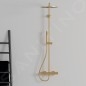 Ideal Standard CeraTherm - Set de douche avec thermostat, diamètre 30 cm, or brossé A7589A2 Ideal Standard CeraTherm - Set de douche avec thermostat, diamètre 30 cm, or brossé A7589A2