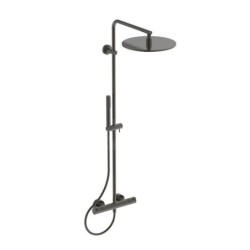 Ideal Standard CeraTherm - Set de douche avec thermostat, diamètre 30 cm, gris magnétique A7589A5
