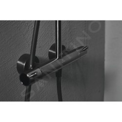Ideal Standard CeraTherm - Set de douche avec thermostat, diamètre 30 cm, gris magnétique A7589A5