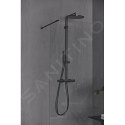 Ideal Standard CeraTherm - Set de douche avec thermostat, diamètre 30 cm, gris magnétique A7589A5