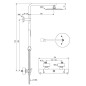 Ideal Standard CeraTherm - Set de douche avec thermostat, diamètre 30 cm, acier A7589GN Ideal Standard CeraTherm - Set de douche avec thermostat, diamètre 30 cm, acier A7589GN