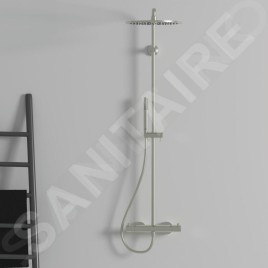 Ideal Standard CeraTherm - Set de douche avec thermostat, diamètre 30 cm, acier A7589GN