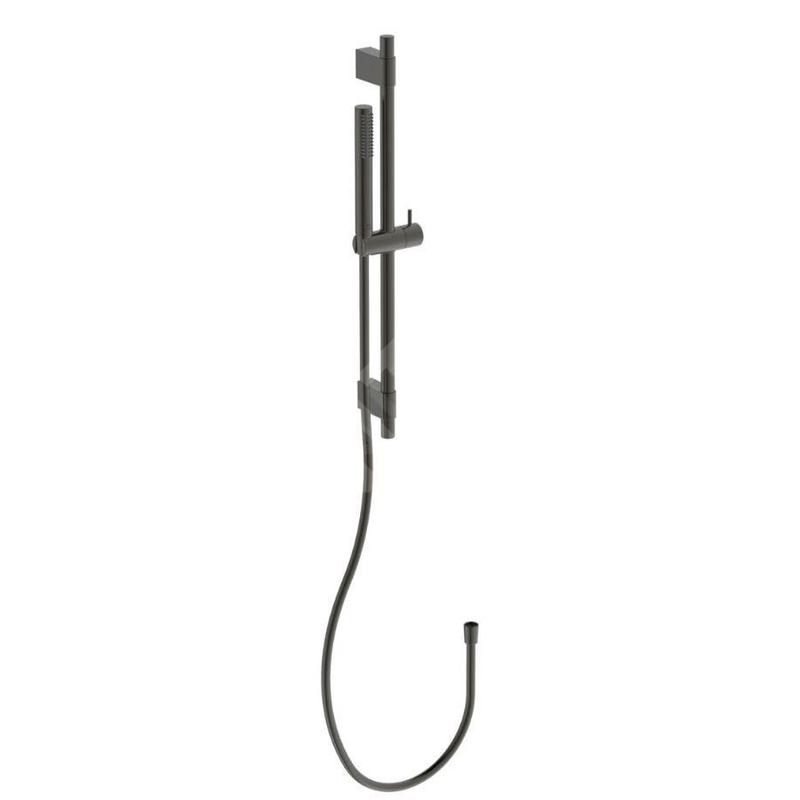Ideal Standard Idealrain - Set de pommeau de douche, barre et flexible, Magnetic Grey A7616A5