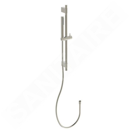 Ideal Standard Idealrain - Set de pommeau de douche, barre et flexible, acier A7616GN