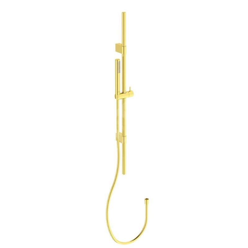 Ideal Standard Idealrain - Set de pommeau de douche, barre et flexible, or brossé A7617A2