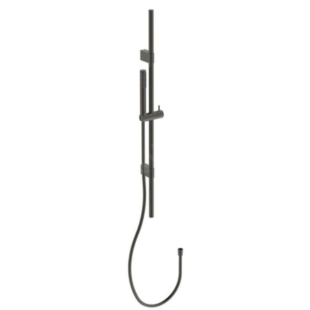 Ideal Standard Idealrain - Set de pommeau de douche, barre et flexible, Magnetic Grey A7617A5