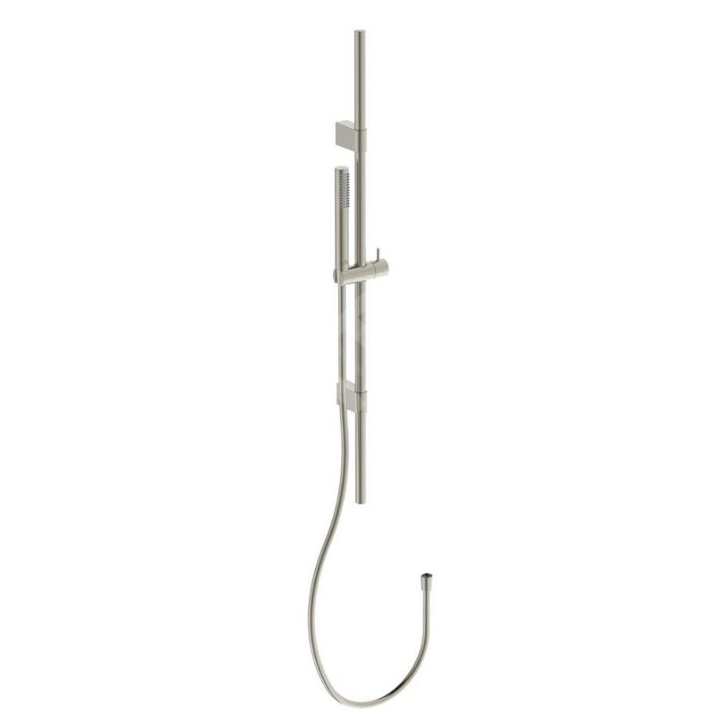 Ideal Standard Idealrain - Set de pommeau de douche, barre et flexible, acier A7617GN