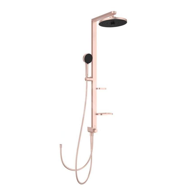 Ideal Standard ALU+ - Set de douche sans mitigeur, diamètre 26 cm, 2 jets, rosé BD585RO Ideal Standard ALU+ - Set de douche sans mitigeur, diamètre 26 cm, 2 jets, rosé BD585RO