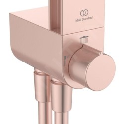 Ideal Standard ALU+ - Set de douche sans mitigeur, diamètre 26 cm, 2 jets, rosé BD585RO