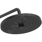 Ideal Standard CeraTherm - Set de douche sans mitigeur, diamètre 26 cm, 2 jets, noir soyeux BD747XG
