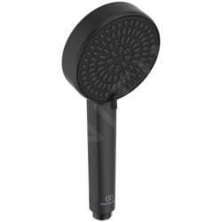 Ideal Standard CeraTherm - Set de douche sans mitigeur, diamètre 26 cm, 2 jets, noir soyeux BD747XG