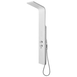 Sapho Douches - Panneau de douche Jacob avec mitigeur, 200x1500 mm, blanc WN682