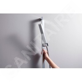 Hansgrohe Pulsify E - Ensemble pomme de douche, tige et flexible, EcoSmart, chrome 24380000