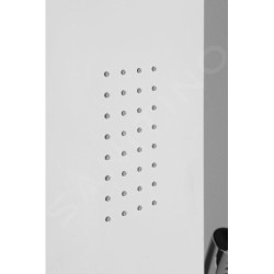 Sapho Douches - Panneau de douche Jacob avec mitigeur, 200x1500 mm, blanc WN682
