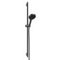 Hansgrohe Rainfinity - Set pomme de douche, barre et flexible, 3 jets, chrome noir brossé 28743340