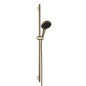 Hansgrohe Rainfinity - Set pomme de douche, barre et flexible, 3 jets, doré 28743990