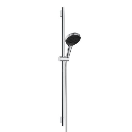Hansgrohe Rainfinity - Set pomme de douche, barre et flexible, 3 jets, EcoSmart, chrome 28744000