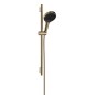 Hansgrohe Rainfinity - Set de pommeau de douche, barre et flexible, 3 jets, bronze brossé 28745140