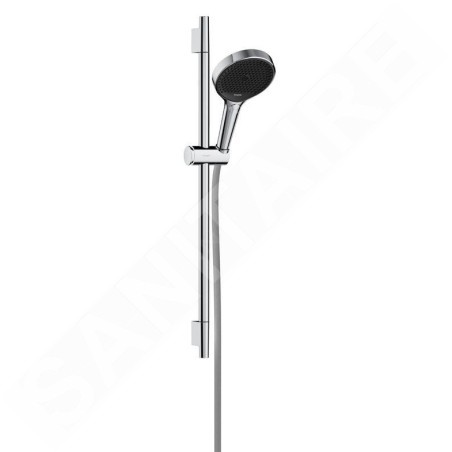 Hansgrohe Rainfinity - Set pomme de douche, barre et flexible, 3 jets, EcoSmart, chrome 28746000