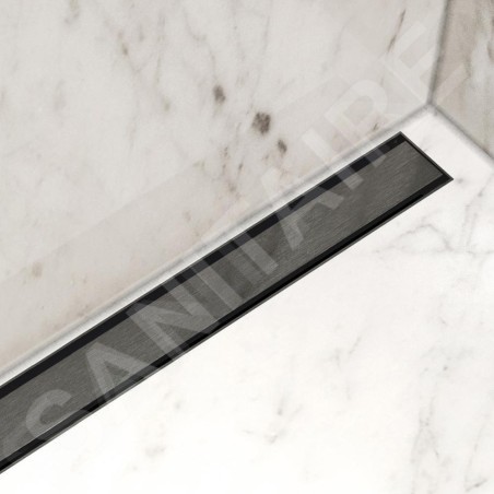 I-Drain DZIGNSTONE - Grille de conception pour les baignoires Solid Linear, longueur 70 cm, graphite DP.GS.DT.0695