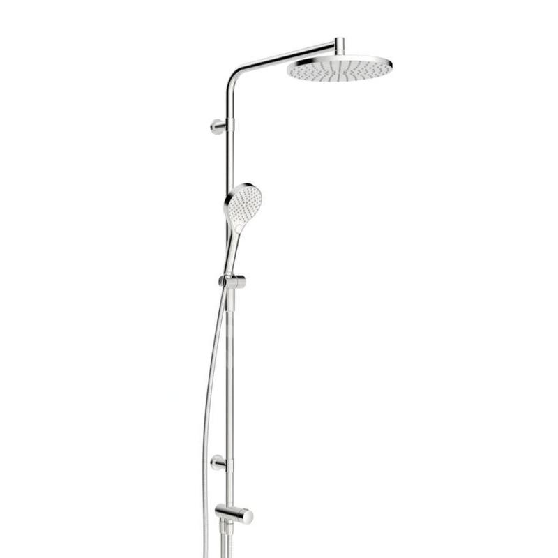 Hansa Viva - Set de douche sans mitigeur, diamètre 25 cm, 3 jets, chrome 44180300