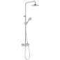 Kludi Dive - Set de douche avec thermostat, diamètre 20 cm, 3 jets, chrome 6807905-00 Kludi Dive - Set de douche avec thermostat, diamètre 20 cm, 3 jets, chrome 6807905-00