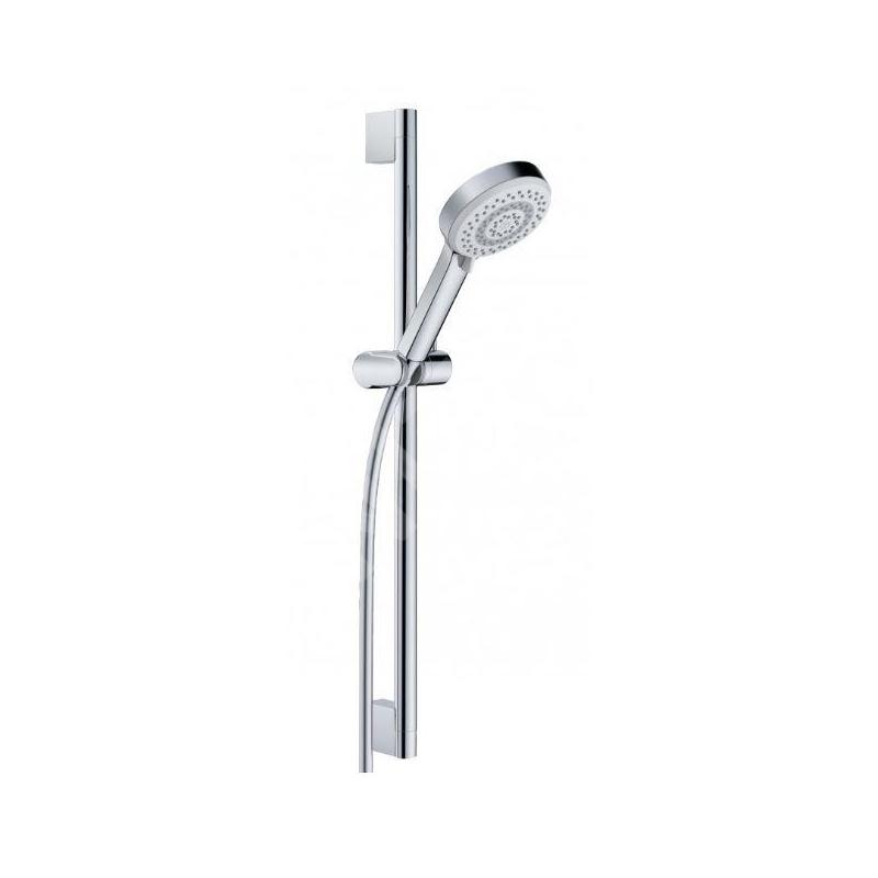 Kludi Dive - Set pommeau de douche, barre et flexible, 3 jets, chrome 6863005-00