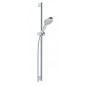 Kludi Dive - Set pommeau de douche, barre et flexible, chrome 6891005-00