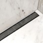 I-Drain DZIGNSTONE - Grille de conception pour les baignoires Solid Linear, longueur 90 cm, graphite DP.GS.DT.0895