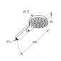 Kludi Dive - Pommeau de douche, chrome 6981005-00