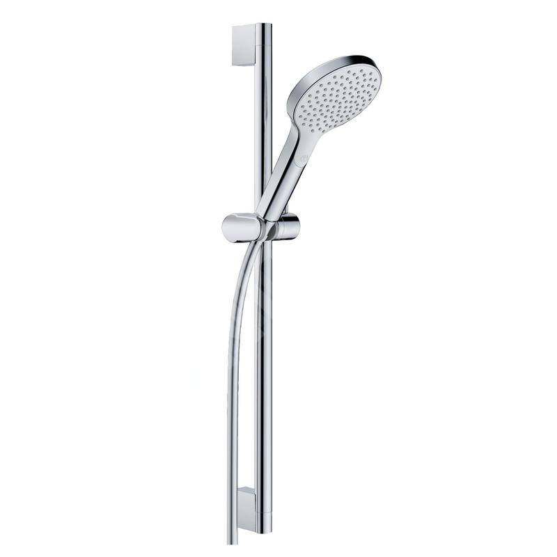 Kludi Dive - Set pommeau de douche, barre et flexible, chrome 6961005-00