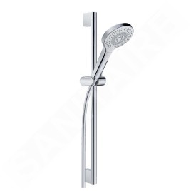 Kludi Dive - Set pommeau de douche, barre et flexible, 3 jets, chrome 6963005-00