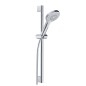 Kludi Dive - Set pommeau de douche, barre et flexible, 3 jets, chrome 6963005-00