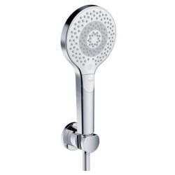 Kludi Dive - Set de pommeau de douche, support et flexible, 3 jets, chrome 6995005-00