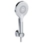 Kludi Dive - Set de pommeau de douche, support et flexible, 3 jets, chrome 6995005-00