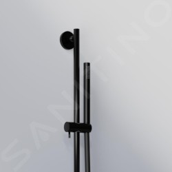 Steinberg 340 - Set de pommeau de douche, barre et flexible, noir 340 1600 S